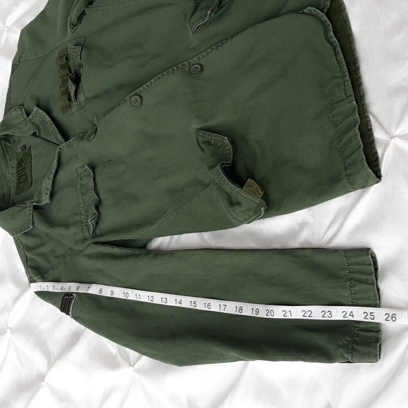 Tripp NYC Man Daang Goodman Sz S Green Military Utility Jacket - Picture 10 of 17
